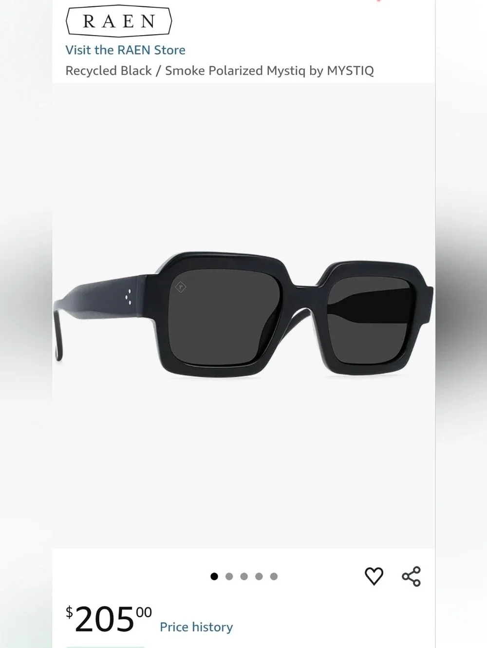 RAEN Mystiq Square Sunglasses — Amber Frame with Gradient Lenses